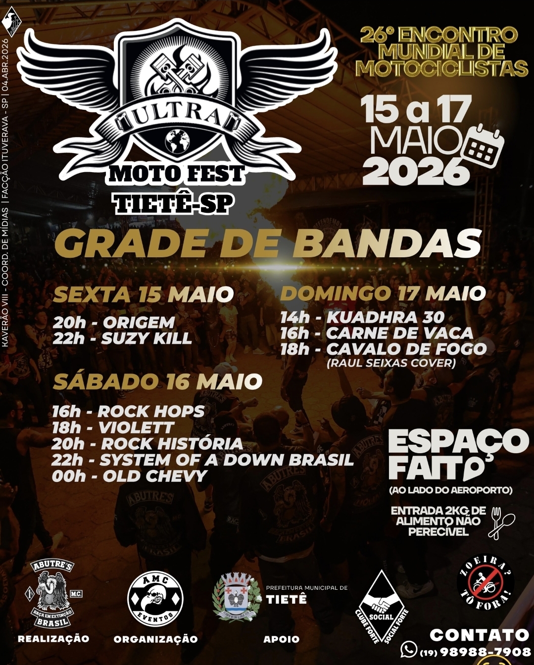 Ultra Moto Fest Tietê-SP 2026