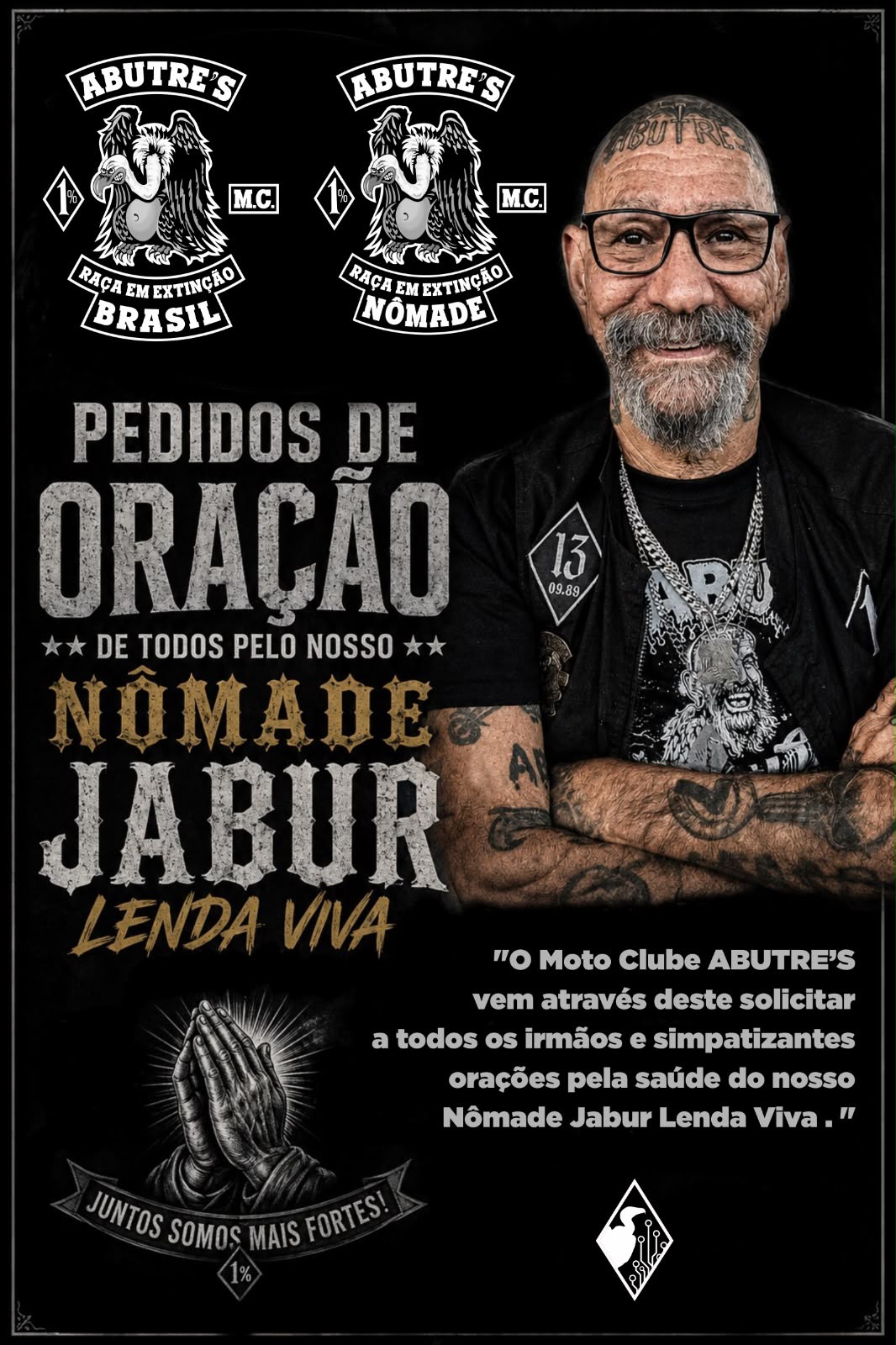Pedido de Oração de Todos Pelo Nosso Nômade Jabur