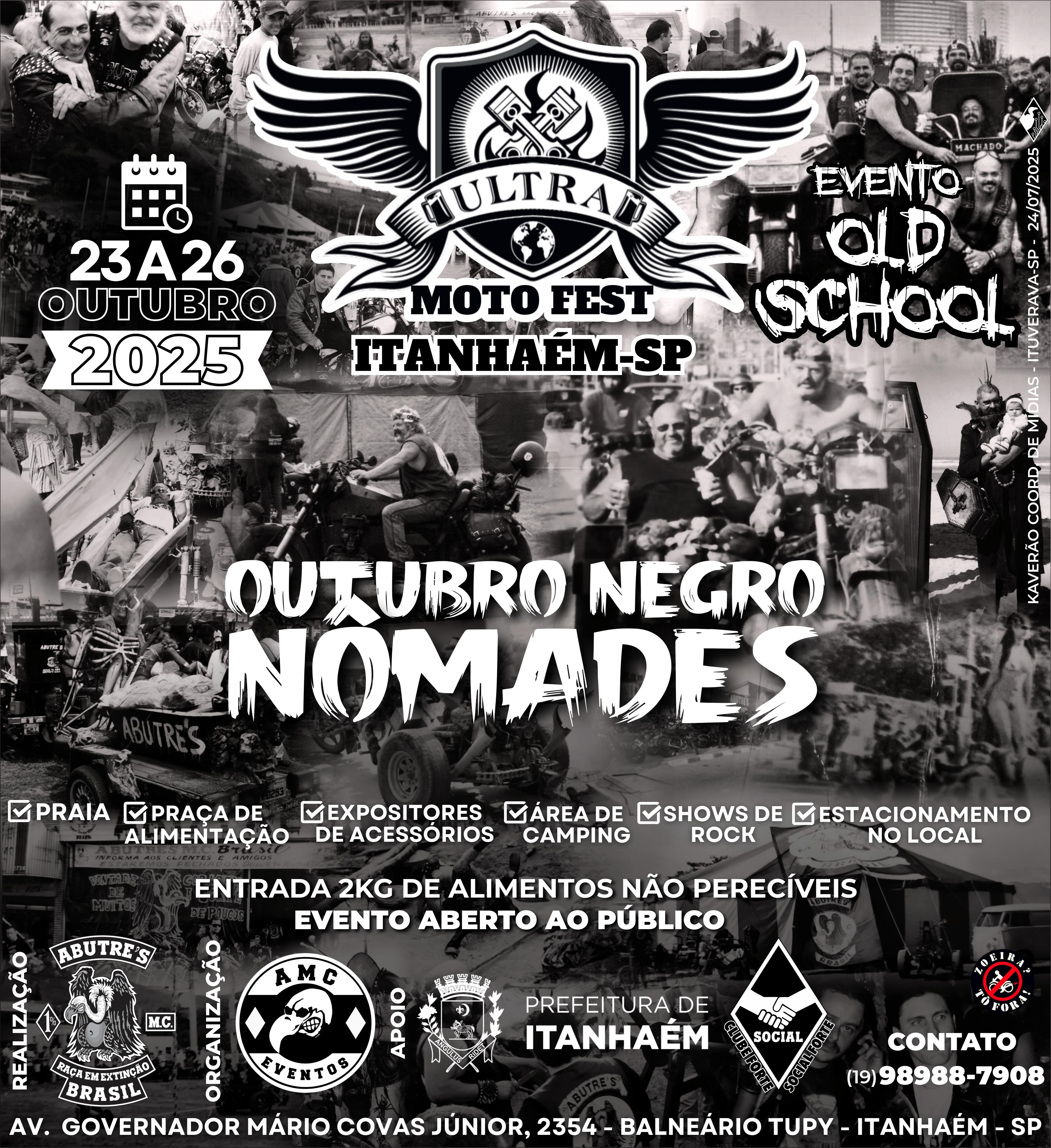 🌊🔥 Outubro Negro Nômades 2025 - Itanhaém-SP!